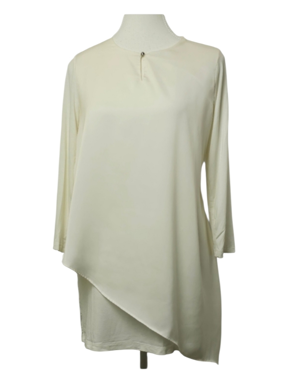 The Limited Cream 3/4 Sleeve Blouse Size M Classic Workwear Top Office